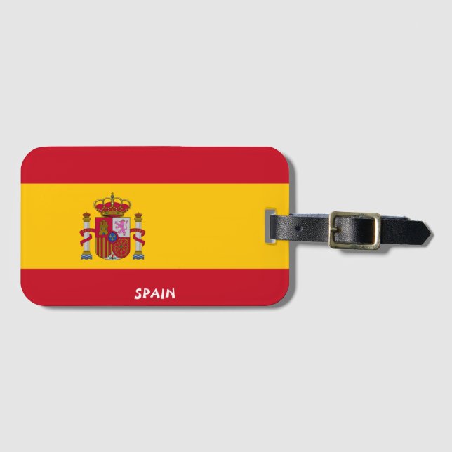 Etiqueta de equipaje patriótico de bandera naciona (Anverso horizontal)