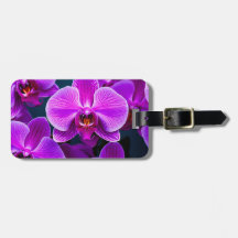 Etiqueta de equipaje Perfectamente Purple Orquid