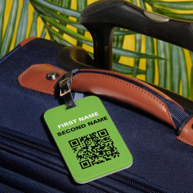 Etiqueta de equipaje personalizada (Anverso In situ 1)