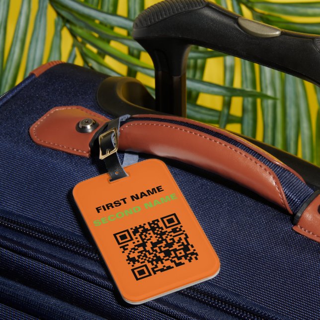 Etiqueta de equipaje personalizada (Anverso In situ 1)