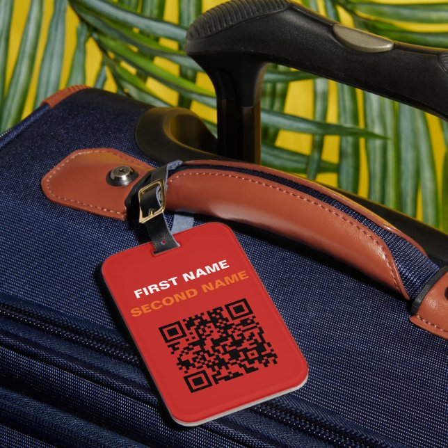 Etiqueta de equipaje personalizada (Anverso In situ 1)