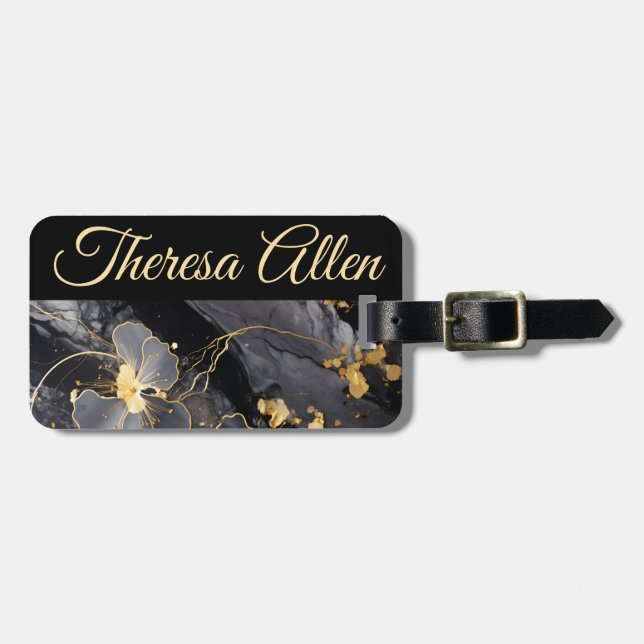 Etiqueta de equipaje personalizada (Frente Horizontal)