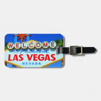 Etiqueta de equipaje personalizada de Las Vegas