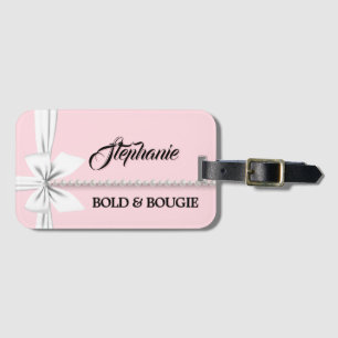 Etiqueta de equipaje personalizada Giro rosa Regal