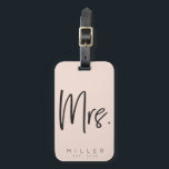 Etiqueta de equipaje personalizada MRS [lastname]<br><div class="desc">La etiqueta de equipaje personalizada es el regalo perfecto para la futura novia. ¡Ella estará encantada de atarle este querido accesorio a su maleta de luna de miel!</div>