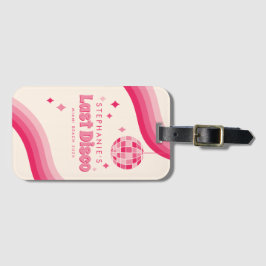 Etiqueta de equipaje personalizada para despedida 