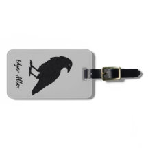 Etiqueta de equipaje personalizada Silver y Black 