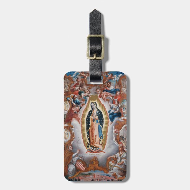 Etiqueta de equipaje personalizado "Virgen de Guad (Frente Vertical)