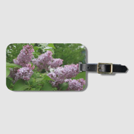Etiqueta de equipaje Purple Lilac Bunch