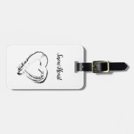 Etiqueta de equipaje Snowheart Bird
