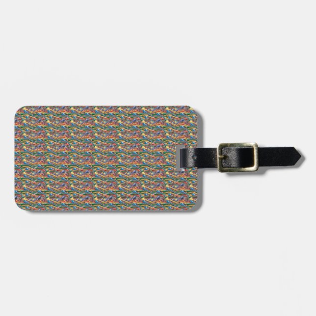 Etiqueta de equipaje/Tee de golf (Frente Horizontal)