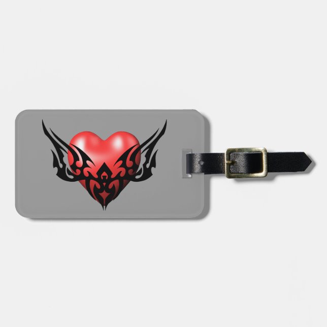 Etiqueta de equipaje tribal de personalizado (Frente Horizontal)