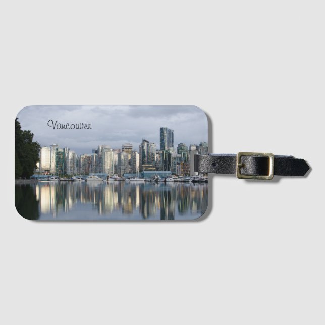 Etiqueta de equipaje "Vancouver" (Anverso horizontal)