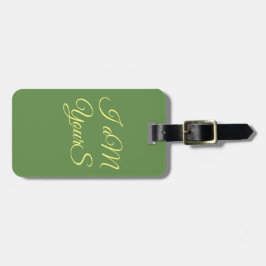 etiqueta de equipaje - Yo soy el tuyo