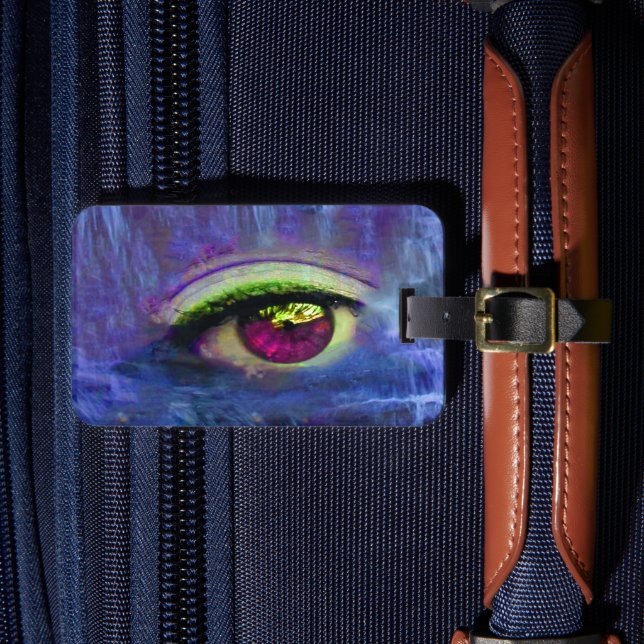 Etiqueta de equipajes de las cataratas (Anverso In situ 4)