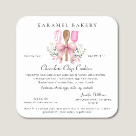 Etiqueta de etiqueta de la ley de alimentos para u