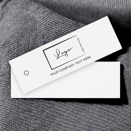 Etiqueta de etiqueta de logotipo de negocios