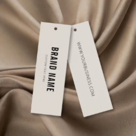 Etiqueta de etiqueta de producto comercial