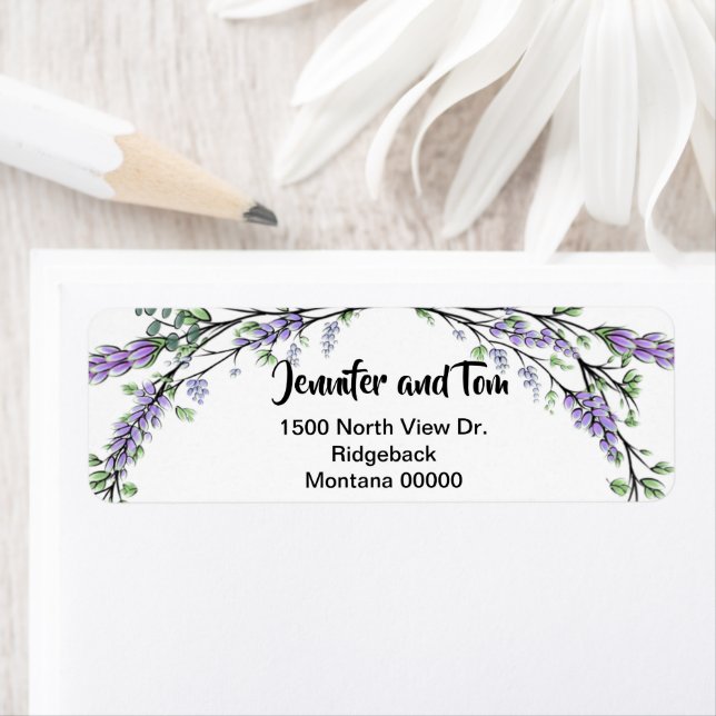 Etiqueta de Eucalyptus de Lavender (In situ)