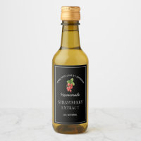 Etiqueta de extracción de fresa