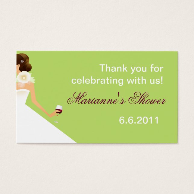 Etiqueta de favor (Frente)