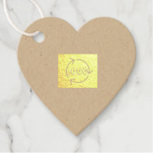 Etiqueta de Favor con Texto Personalizado Logo Cor
