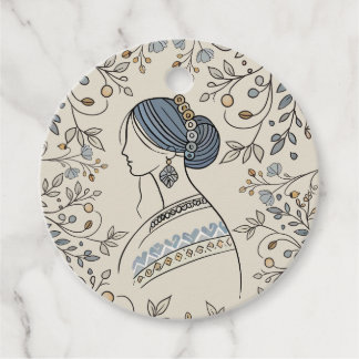 Etiqueta de Favor de Arte Popular Ucraniano