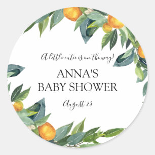 Etiqueta de favor de Baby Shower de corte pequeño