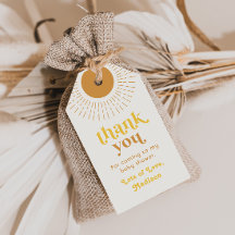 Etiqueta de favor de Baby Shower de Sun | Ducha so