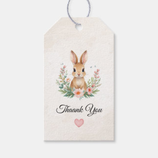 Etiqueta de Favor de Baby Shower Little Bunny