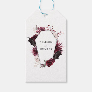 Etiqueta de favor de boda Halloween