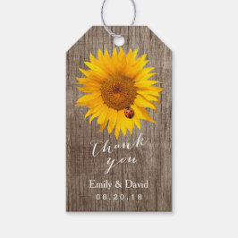 Etiqueta de favor de boda | Madera de parrilla de