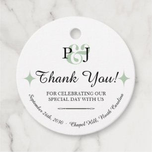 Etiqueta de Favor de Boda PENELOPE 01 A