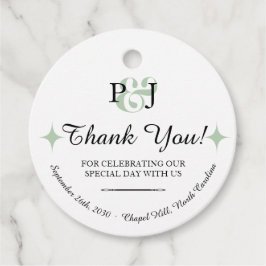 Etiqueta de Favor de Boda PENELOPE 01 A