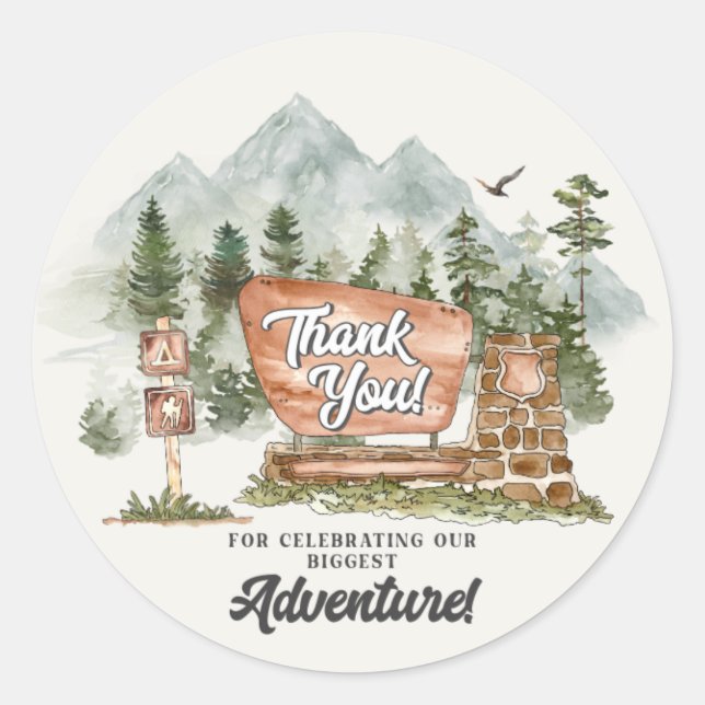 etiqueta de favor de bosques de parques nacionales (Anverso)