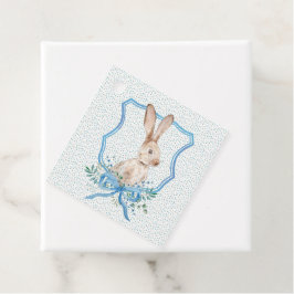 Etiqueta de favor de Bunny Escudo