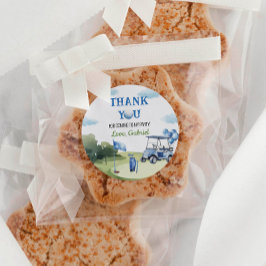 Etiqueta de favor de cumpleaños para Fiestas de go