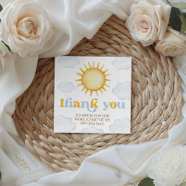 Etiqueta de Favor de Cumpleaños Soleado