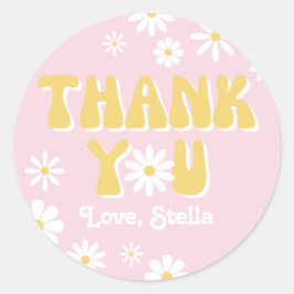 Etiqueta de Favor de Daisy Wild | Flor silvestre G