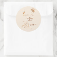 Etiqueta de favor de Desert Bachelorette
