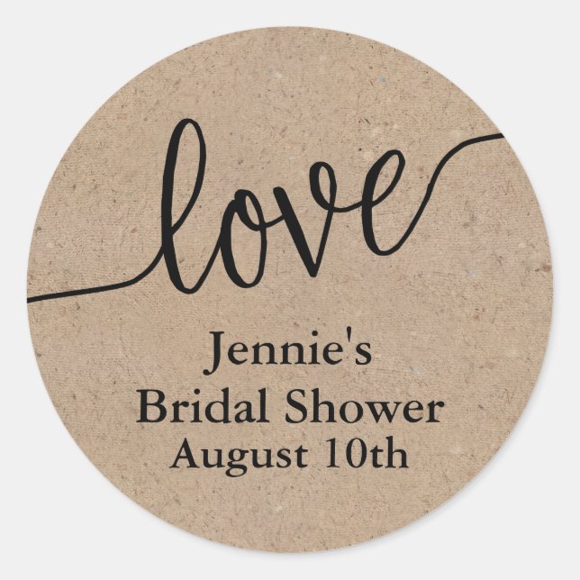 Etiqueta de Favor de Despedida de Soltera con Letr (Anverso)