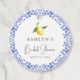 Etiqueta de Favor de Despedida de Soltera de Azule