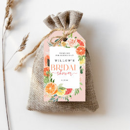 Etiqueta de Favor de Despedida de Soltera de Cítri