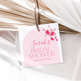 Etiqueta de Favor de Despedida de Soltera Floral R