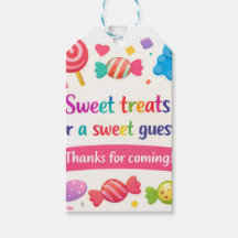 Etiqueta de Favor de Dulces – Tema de Fiesta de Ca