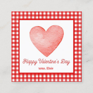 Etiqueta de favor de el día de San Valentín