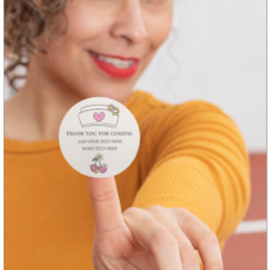 Etiqueta de Favor de Enfermera Adorable de Estilo 
