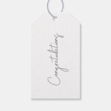 Etiqueta de favor de felicitaciones