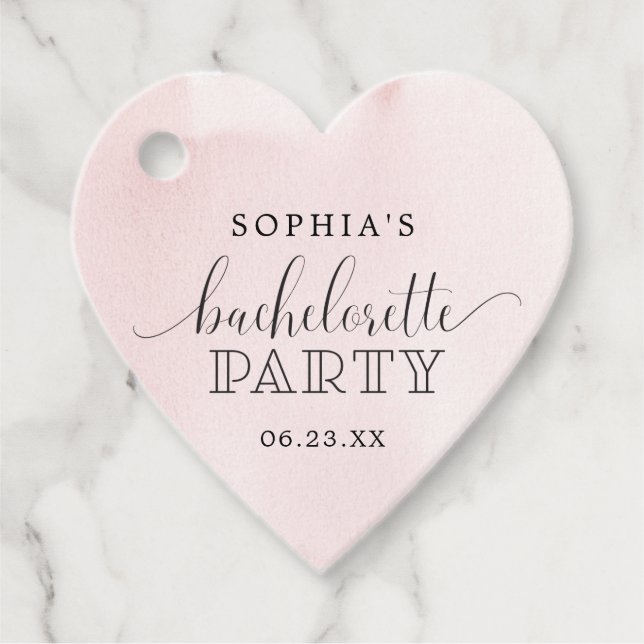 Etiqueta de Favor de Fiesta de Despedida de Solter (Anverso)