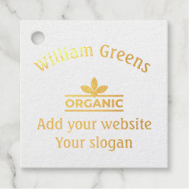 Etiqueta de Favor de Hoja Personalizada